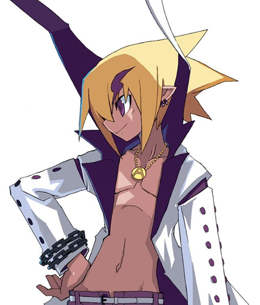 Axel's cutscene portrait from Disgaea 2