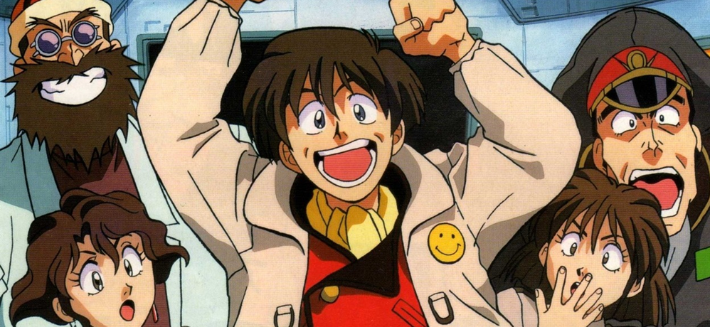 Tylor with other characters from the series Irresponsible Captain Tylor