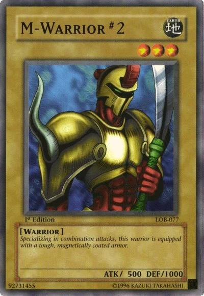 Yu-Gi-Oh card art: M-Warrior #2