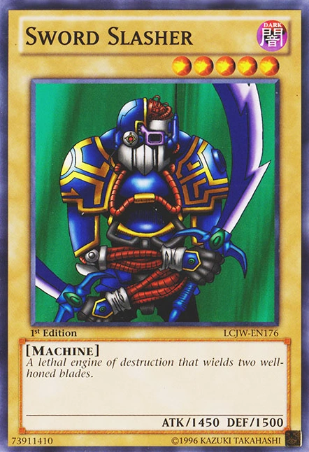 Yu-Gi-Oh card art: Sword Slasher