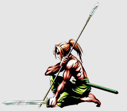 Yu-Gi-Oh Duel Links art: Kagemusha of the Blue Flame