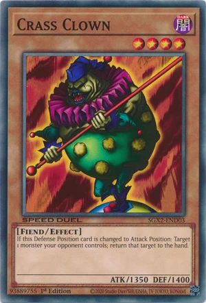 Yu-Gi-Oh card art: Crass Clown