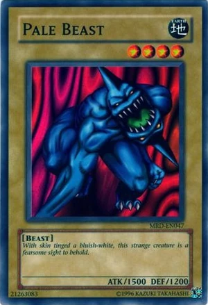 Yu-Gi-Oh card art: Pale Beast
