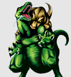 Yu-Gi-Oh Duel Links art: Tomozaurus