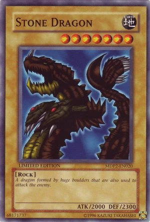Yu-Gi-Oh card art: Stone Dragon