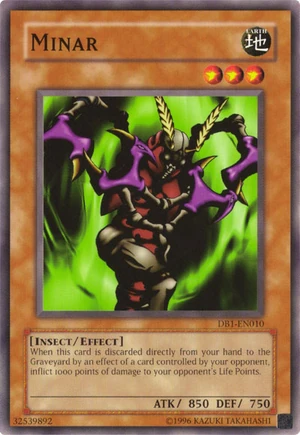 Yu-Gi-Oh card art: Minar