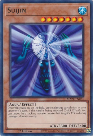 Yu-Gi-Oh card art: Suijin