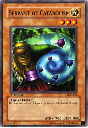 Yu-Gi-Oh card art: Servant of Catabolism