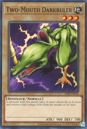Yu-Gi-Oh card art: Two-Mouth Darkruler
