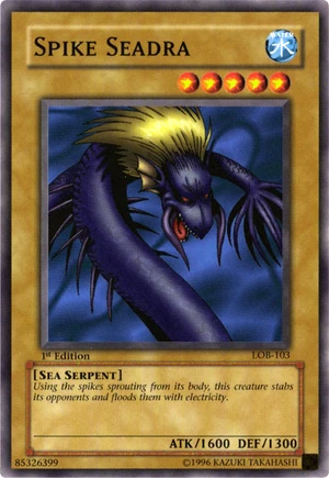 Yu-Gi-Oh card art: Spike Seadra