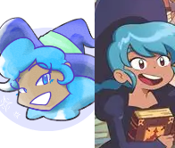 Bayce from Catgirl System next to Sage from High Guardian Spice